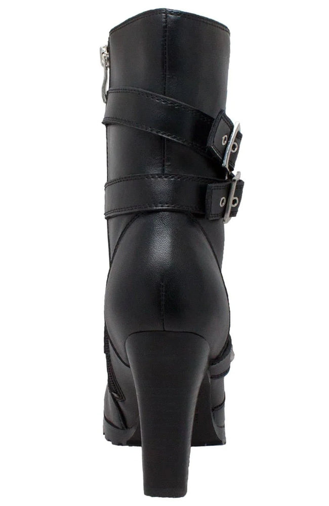 8545 Womens 3-Buckle Boot with Heel